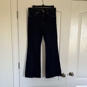 Express Women's Dark Flare Jeans